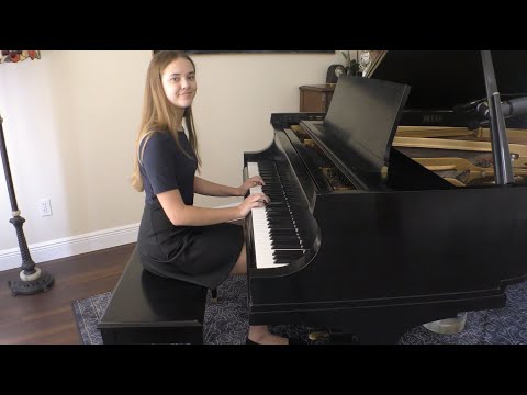 Mia Lang Performing Waltz in A Minor by Frédéric Chopin