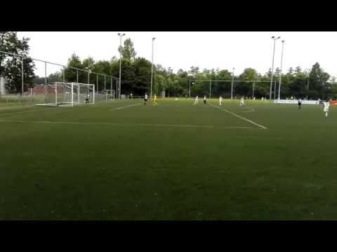 Eerste doelpunt Jannick voor vv Spijkenisse!