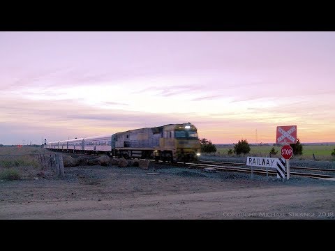 2AM8 "Overland" Great Southern Rail Passenger Train - PoathTV Australian Railways