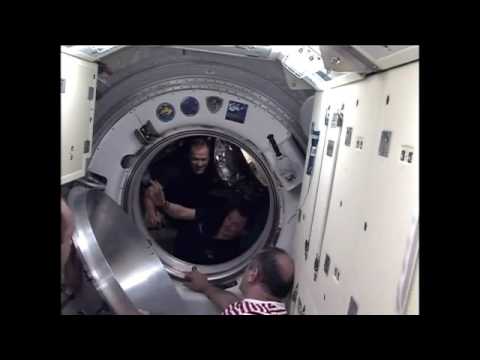 Expedition 35 Farewell and Undocking