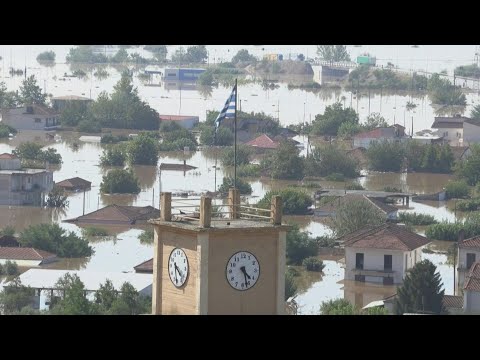 Central Greece town flooded after Storm Daniel downpours | AFP