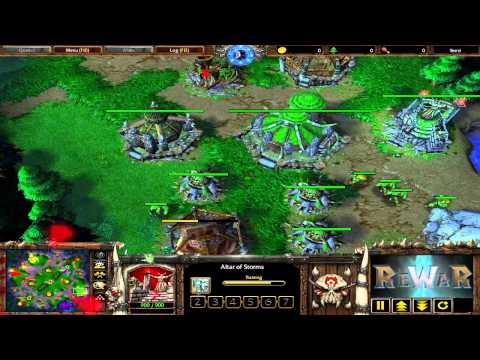 TeD(UD) Fly(ORC) vs Infi(HU) TH000(ORC) - Game 2 - WarCraft 3 gameplay - RN1677