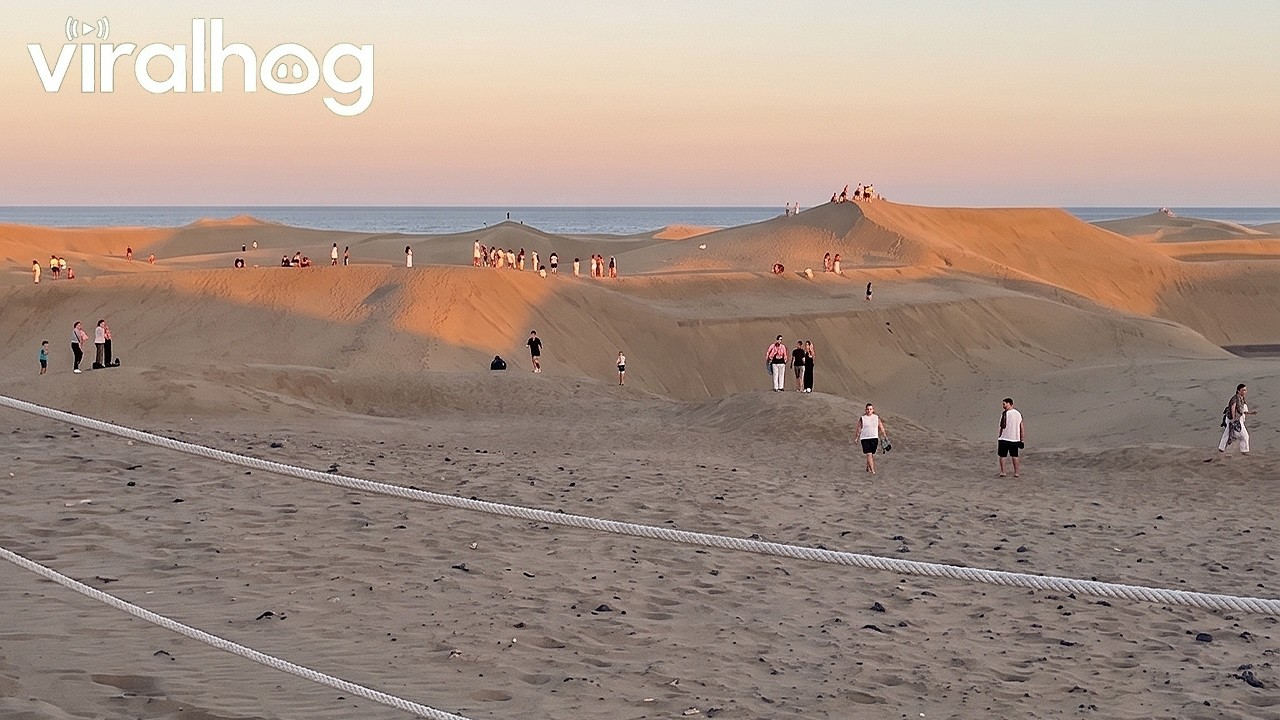 Destroying the Dunes of Maspalomas || ViralHog