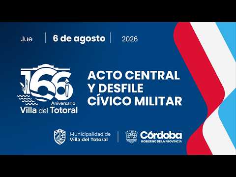 📍 Villa del Totoral celebra un nuevo aniversario