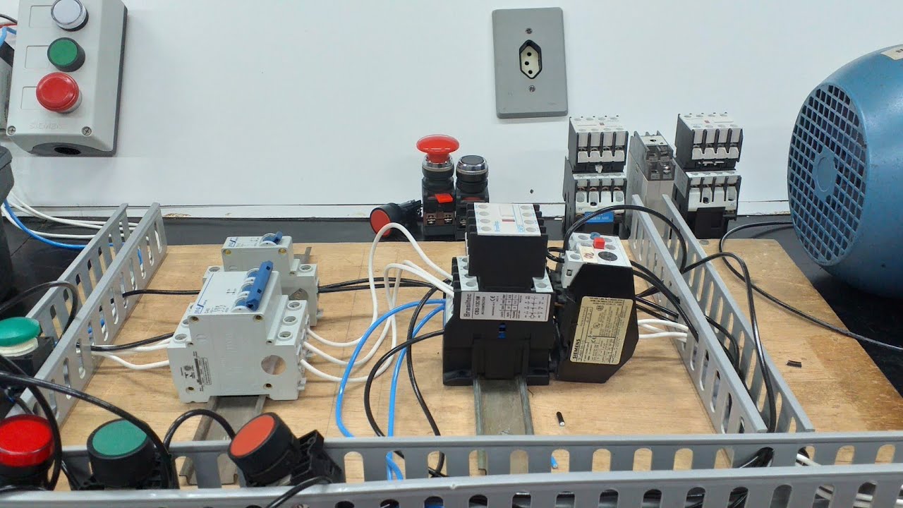 Como montar um comando elétrico- Partida Direta Simples Parte I