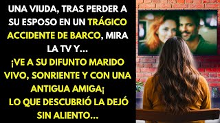 UNA VIUDA, TRAS PERDER A SU ESPOSO EN UN TRÁGICO ACCIDENTE DE BARCO, MIRA LA TV Y...