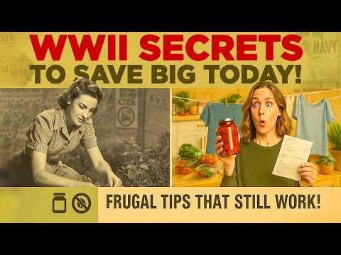 40 Timeless Frugal Living Tips from World War II That Still Work Today!
