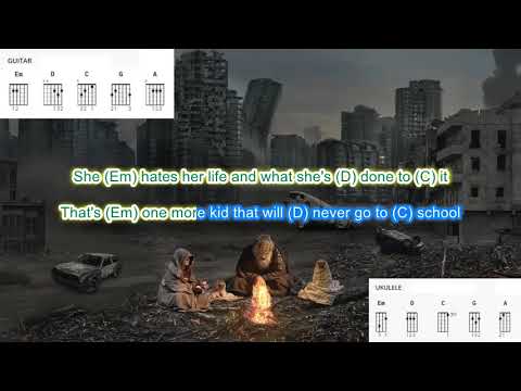 Rockin' in the Free World (no capo) by Neil Young play along with scrolling guitar chords and lyrics