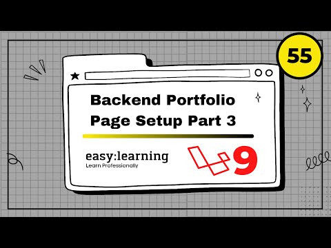 Laravel 9 Project #55 | Backend Portfolio Page Setup Part 3