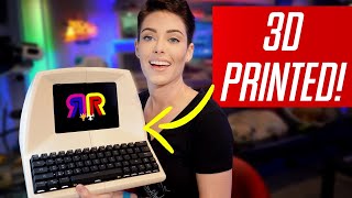 HER COMPUTER 3D PRINTED A RETROCOMPUTER!