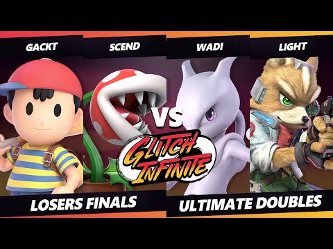Glitch Infinite Losers Finals - Gackt & Scend Vs. WaDi & Light - SSBU Ultimate Tournament