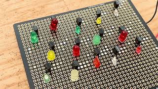 One transistor LED blinker