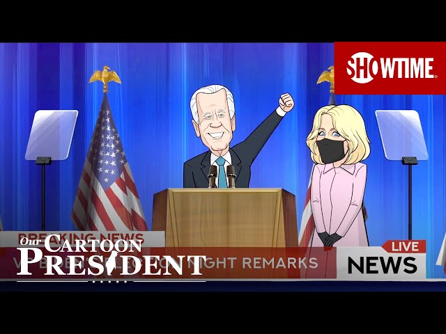 Watch: Here's How Our Cartoon President is Handling Election Night -  PRIMETIMER
