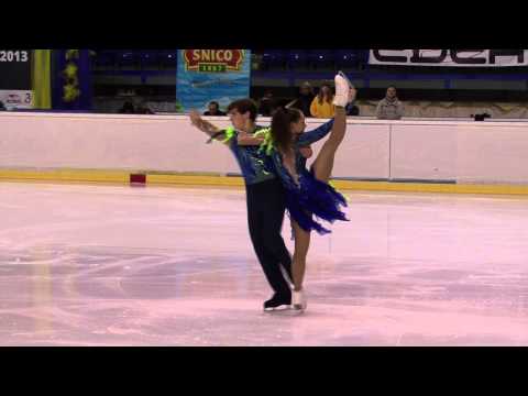 11 V. GAISTRUK / A. OLEJNIK (UKR) - ISU JGP Kosice 2013 Junior Ice Dance Free Dance