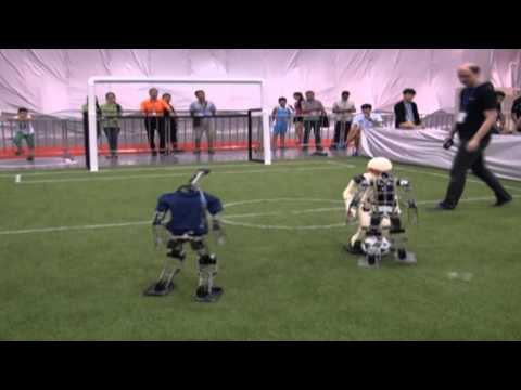 AUTMan Humanoid TeanSize Robot Team Qualification Video - RoboCup 2016