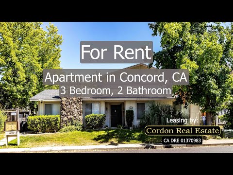 Apartment for Rent in Concord, CA - 3 bed/2 bath