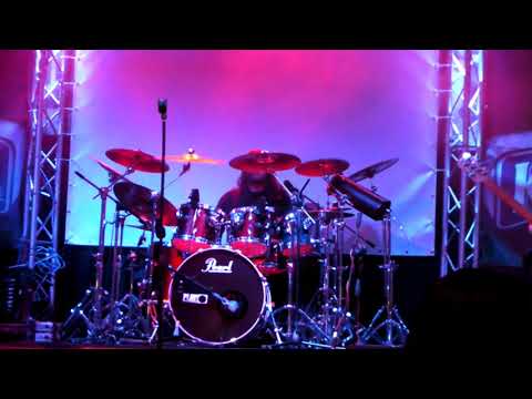 Anvil Therapy - Michel Agostini - Away From Here 40 seconds drum solo Live 2013