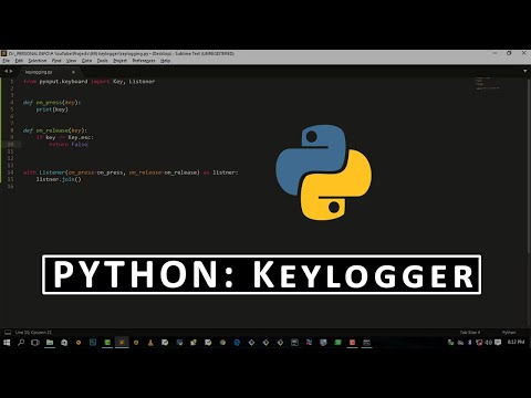 Create a Keylogger With Python | Beginner Tutorial