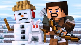 Snowman & Villager Life 3 - Minecraft Animation