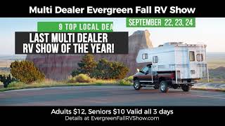 Evergreen Fall RV Show Sept 22-24 Monroe