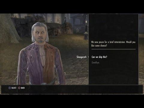 CHEESE for EVERYONE! SHEOGORATH in The Elder Scrolls Online- PS4 1080p 60f