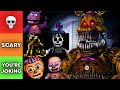Ranking FNAF Animatronics By How Scary They Are