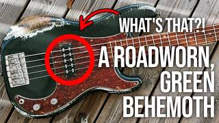 Aldervi Custom Bass | A Roadworn, green behemoth!