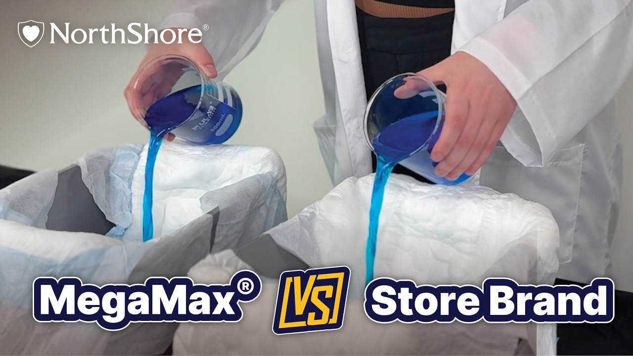 Best Adult Diapers for Absorbency? NorthShore MegaMax vs Store Brand Test
