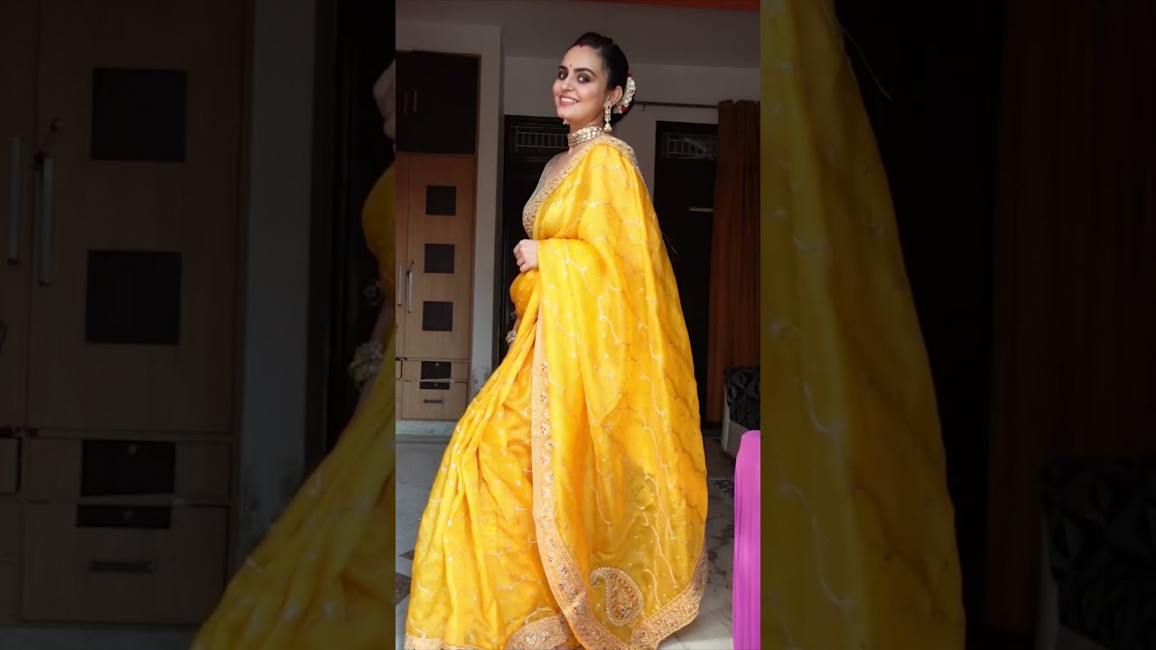 Karwa Chauth Saree look #shorts