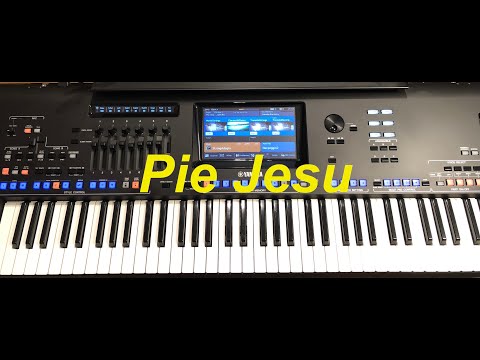 Online-Musicando 2021: Norbert Gk- spielt Pie Jesu (Weber) auf Yamaha Genos