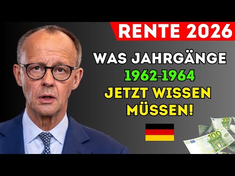Geburtsjahr 1962–1964? Das müsst ihr über eure Rente 2026 wissen!