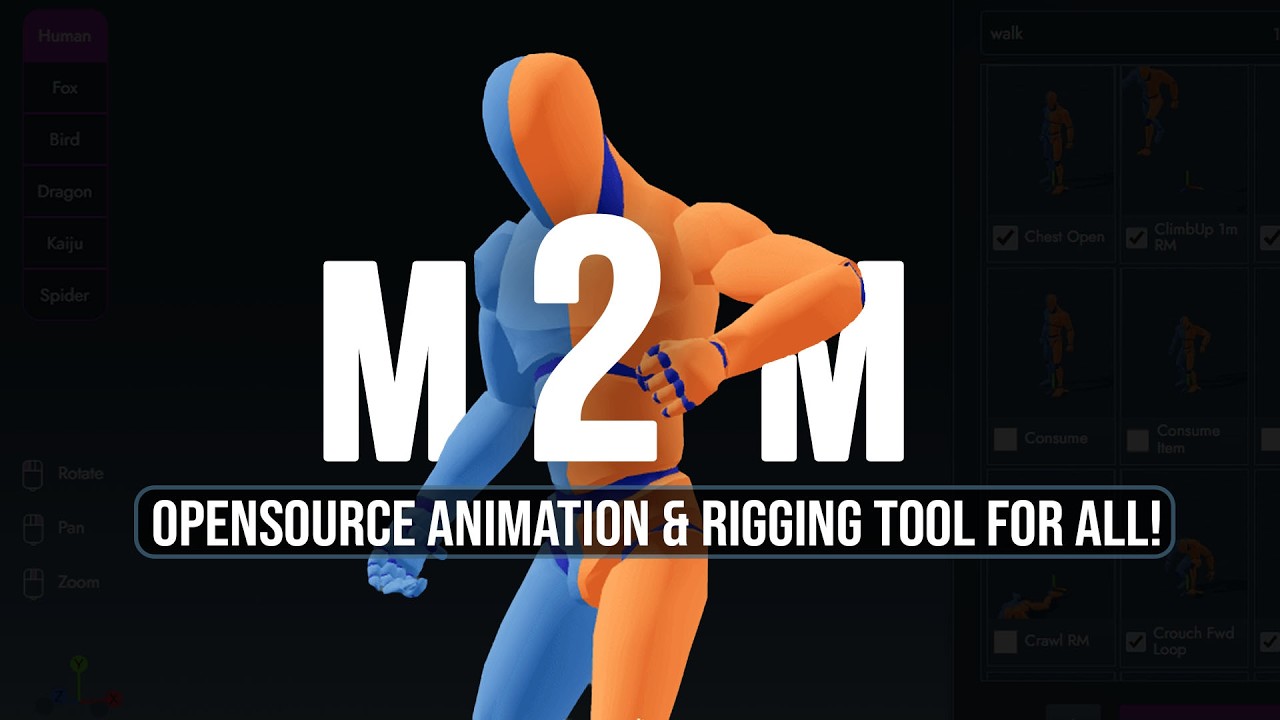 Mesh2Motion 10 - Free & OpenSource Animation Tool [Now with More Stuff!]