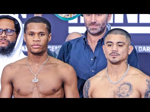Devin Haney vs. Jo Jo Diaz Jr - FULL WEIGH IN & FACE OFF | Matchroom Boxing USA