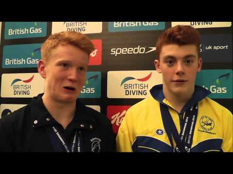 Sam Thornton and James Heatly win 3m Synchro gold at the 2014 National Cup