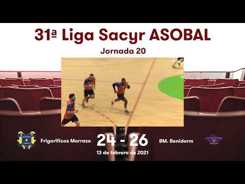 31ª Liga Sacyr ASOBAL J20: Frigoríficos Morrazo - BM. Benidorm 24-26