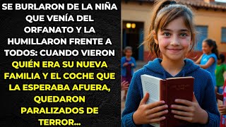 CUANDO VIERON QUIÉN ERA SU NUEVA FAMILIA Y EL COCHE QUE LA ESPERABA AFUERA, ¡QUEDARON EN SHOCK...!