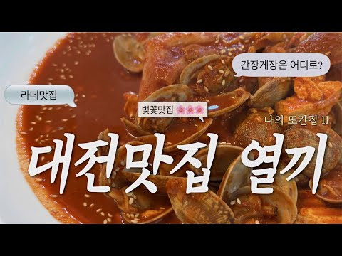 맛있는데는 다모은 맛집퀸의 대전맛집 보고서대전 벚꽃 명소까지 다모았다! [목동칼국수,가마솥해장국,후루룩손칼국수,리쾨르..] 영상 썸네일