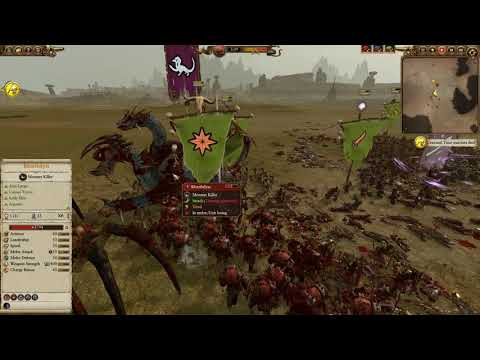 Total War: Warhammer 2 Battle - Greenskins vs Dark Elves - Grimgor is Best!