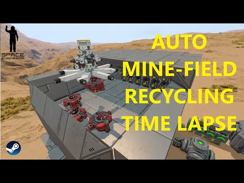 Vanilla Mine Collection TIME LAPSE - Space Engineers