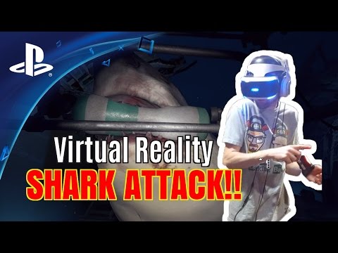 Virtual Reality SHARK ATTACK! | Oceans Descent - PSVR Worlds!