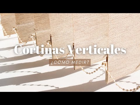 Cómo Tomar Medidas para Encargar una Cortina de Lamas Verticales