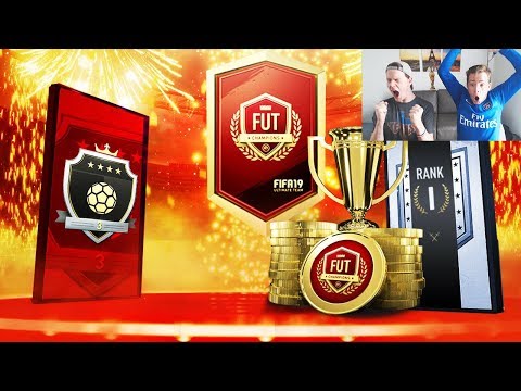 OMFG OUR BEST PACK EVER!! 😱👏- ELITE FUT CHAMPIONS REWARDS + RANK 1 PACKS! FIFA 19 PACK OPENING
