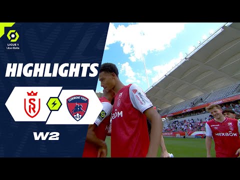 STADE DE REIMS - CLERMONT FOOT 63 (2 - 0) - Highlights - (SdR - CF63) / 2023-2024