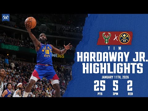 Tim Hardaway Jr. ON FIRE FROM DEEP vs. MIL 📺 | 1/11/26