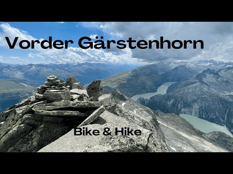 Vorder Gärstenhorn 3166müM Bike & Hike