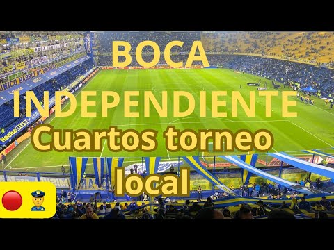 "BOCA INDEPENDIENTE / CUARTOS TORNEO LOCAL 2025" Barra: La 12 &bull; Club: Boca Juniors