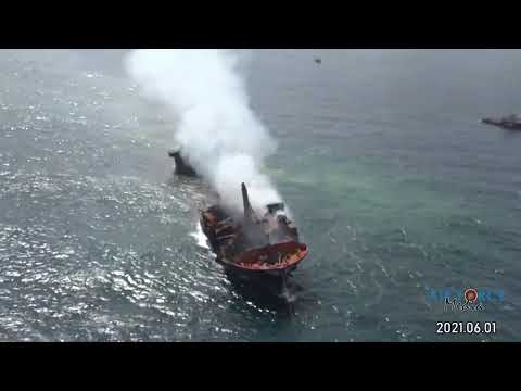 Disastro ambientale in Sri Lanka, la nave dei veleni sta affondando