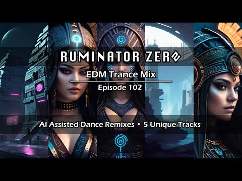 EDM Trance Mix Episode 102 • AI Assisted Dance Music by Ruminator Zero