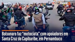 MOTOCIATA EM APOIO A BOLSONARO EM PERNAMBUCO - 20/06/2021