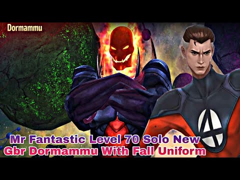 Mr Fantastic Level 70 Solo New Gbr Dormammu With Fall Uniform - Marvel Future Fight